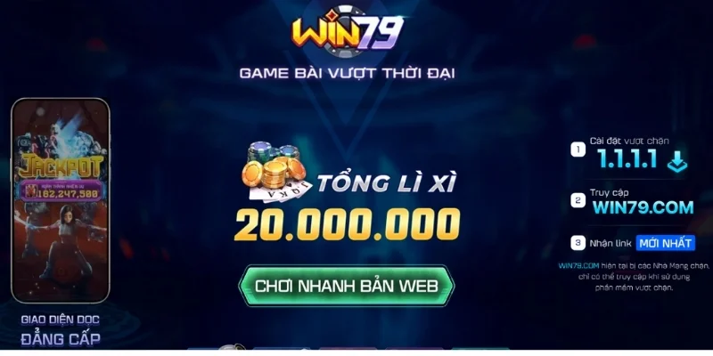 Đa dạng ưu đãi đặc biệt tại Win79