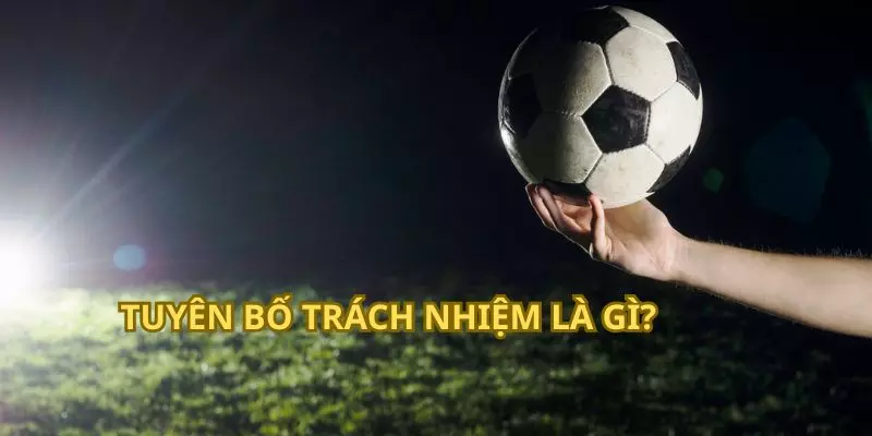Tuyên bố trách nhiệm là gì?