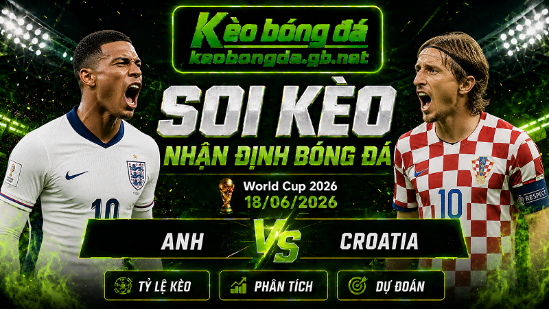 Đội hình dự kiến trước trận Anh và Croatia Đội hình dự kiến trước trận Anh và Croatia