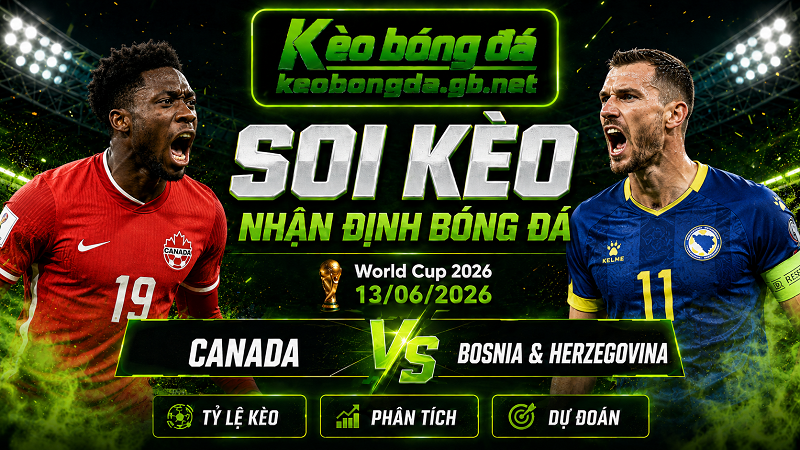 Đội hình dự kiến trước trận Canada và Bosnia & Herzegovina
