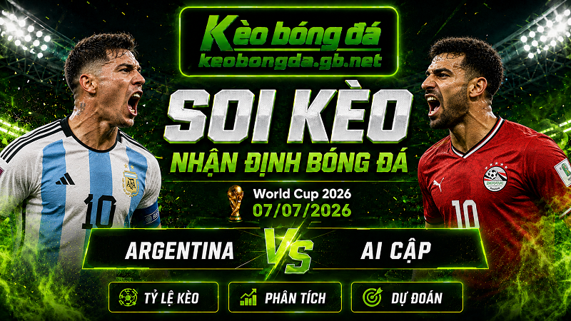 Đội hình dự kiến trước trận  Argentina và Ai Cập