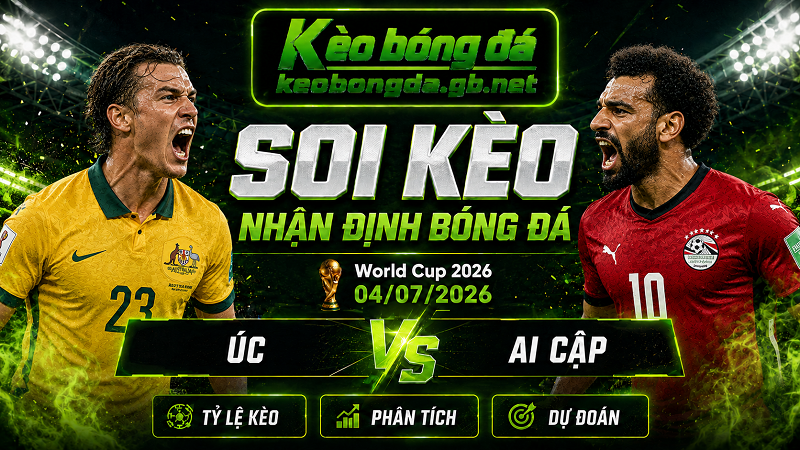 Đội hình dự kiến trước trận  Úc và Ai Cập